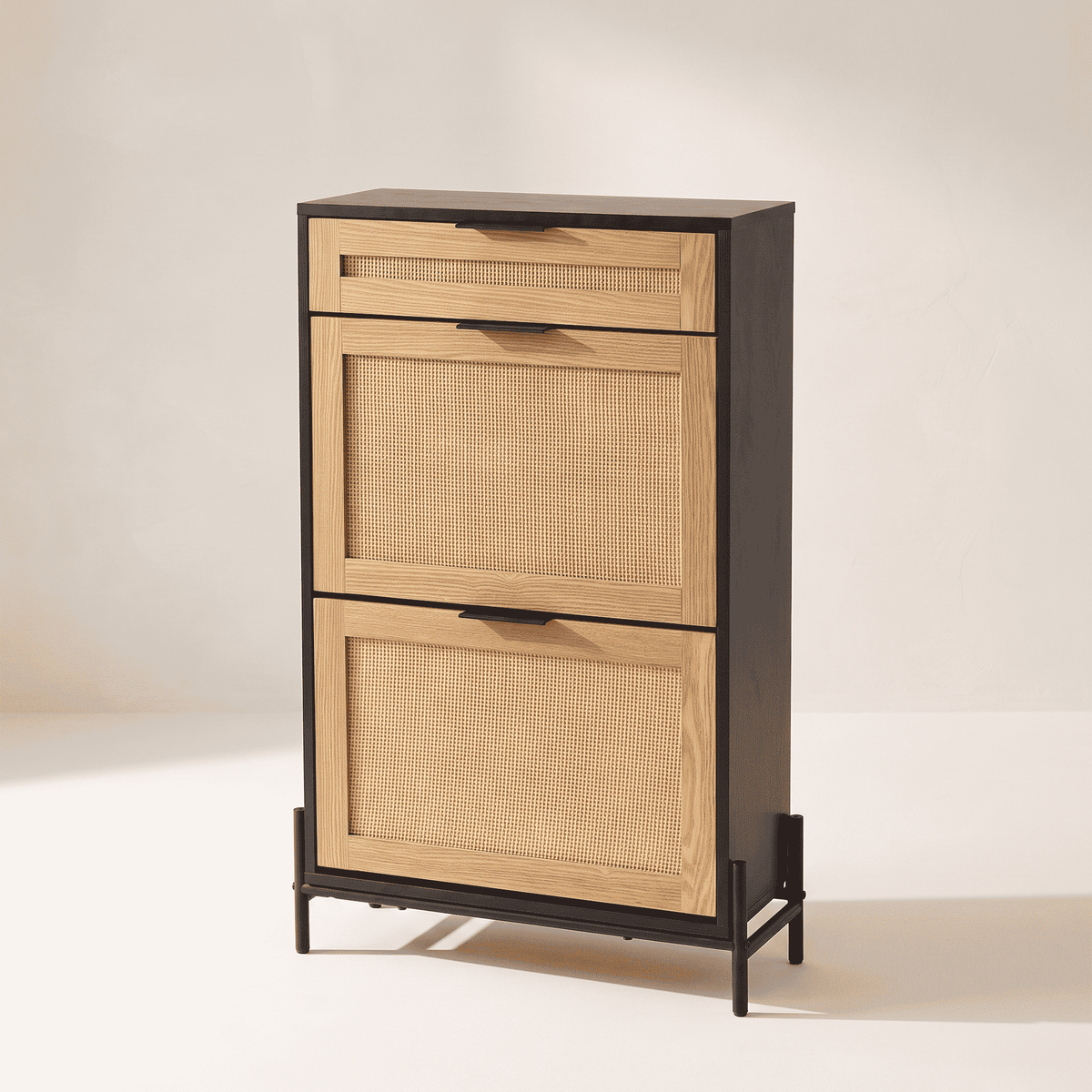 AVELLO Rattan Shoe Cabinet