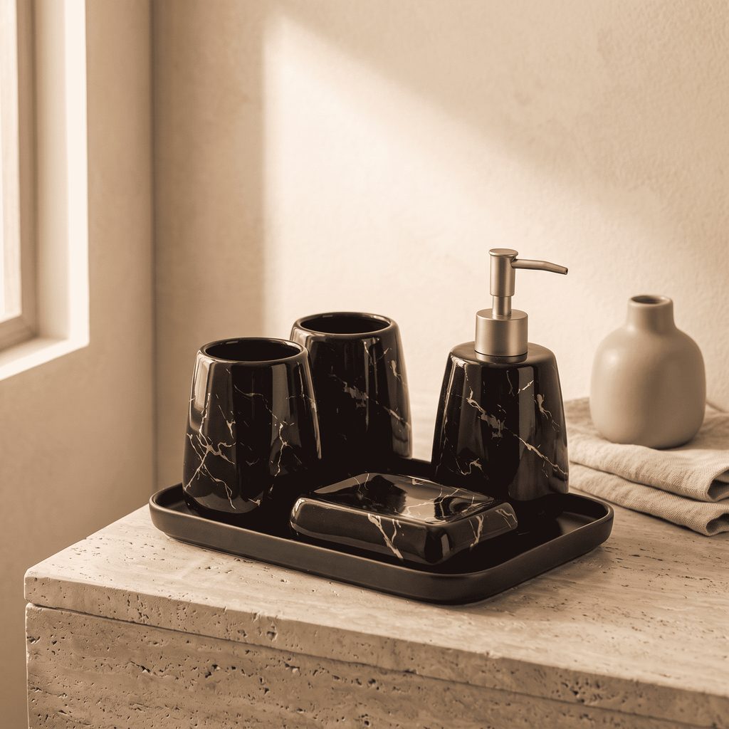 AVELLO Marble Bath Set