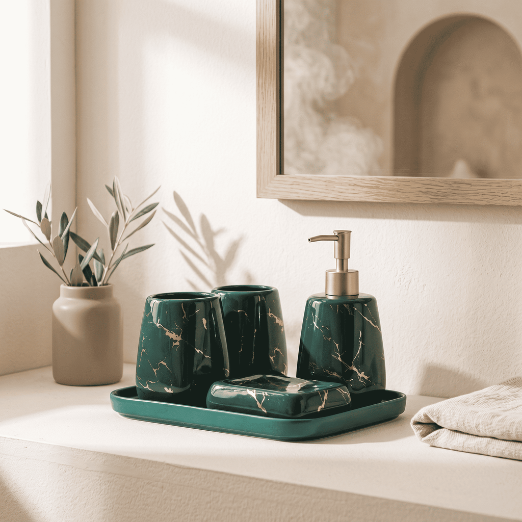 AVELLO Marble Bath Set