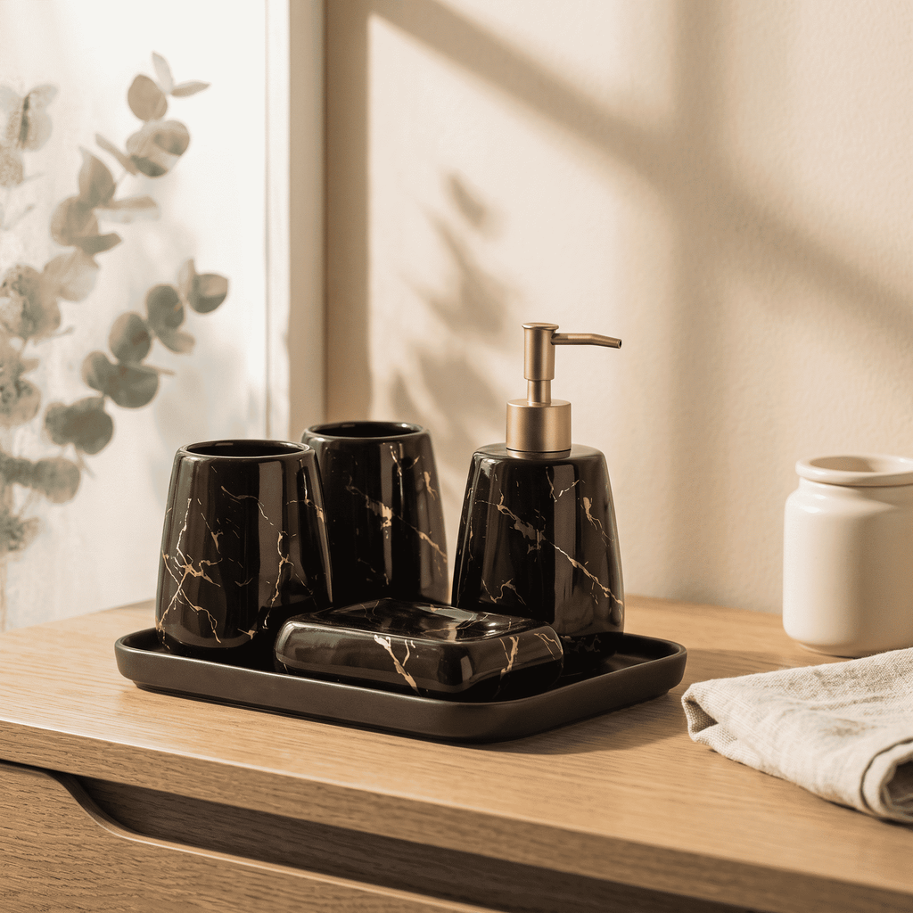 AVELLO Marble Bath Set
