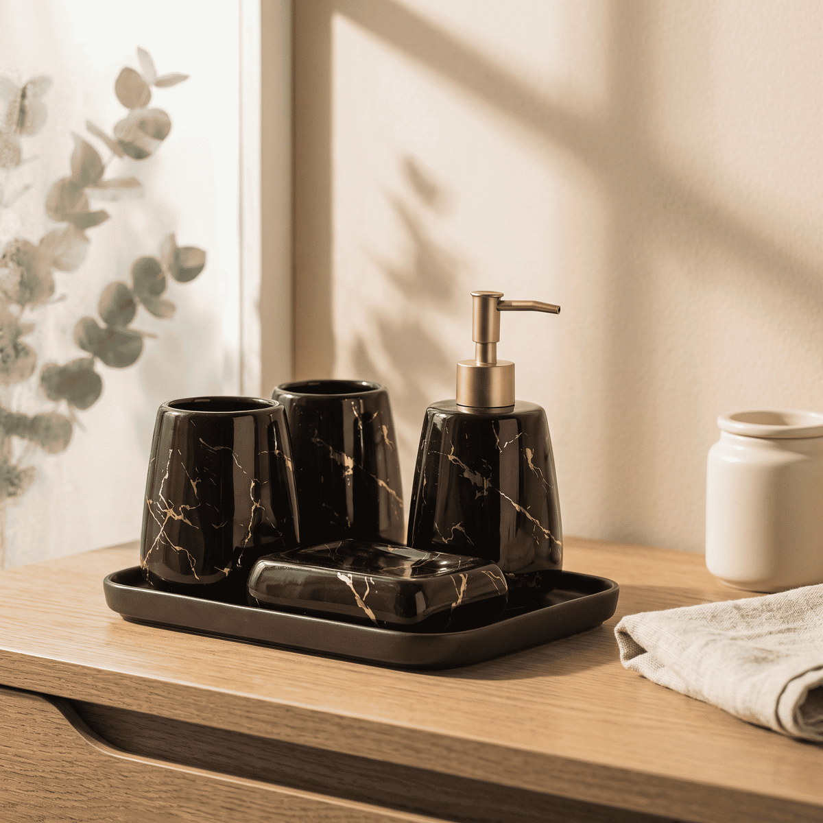AVELLO Marble Bath Set