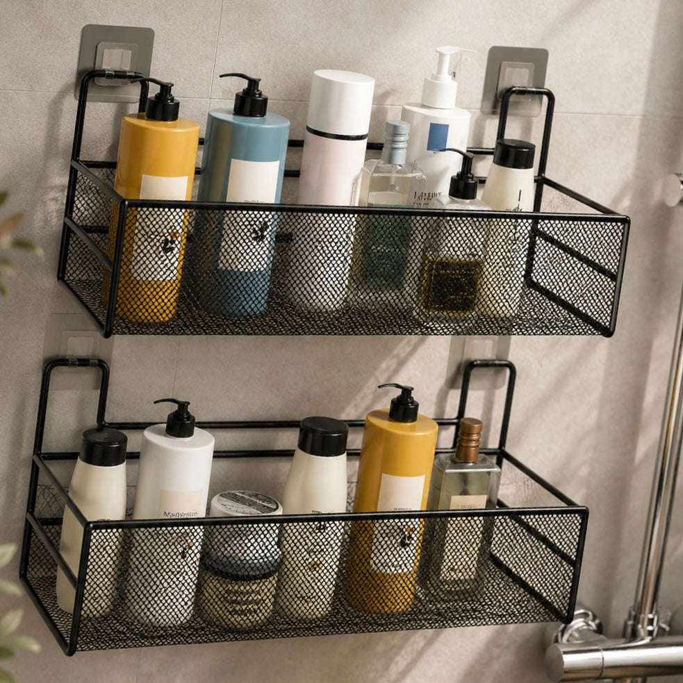 AVELLO No-Drill Shower Organizer – Modern Bathroom Shelf